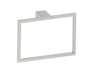 Square anneau porte-serviette NAPLES 422464 nickel brossé