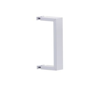 6 po poignée de porte de douche simple face HAMBURG 4407506 chrome poli
