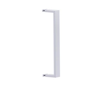 12 po poignée de porte de douche simple face HAMBURG 4407512 chrome poli