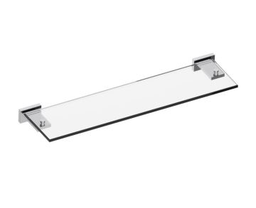 tablette en verre VIENNA 480671 nickel poli
