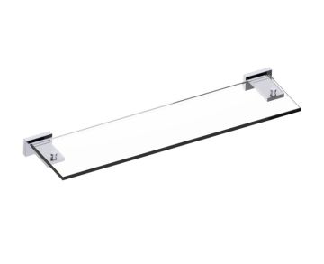 tablette en verre VIENNA 480671 chrome poli