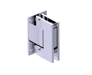 ajustable montage mural dos plein Plate Hinge DOVER 52034-ADJ chrome poli