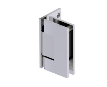 montage mural décalée Back Plate Hinge DOVER 52036 nickel brossé