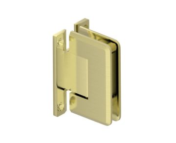ajustable montage mural 'H' Back Plate Hinge CROSBY 53034-ADJ laiton brossé