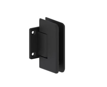 montage mural Short Back Plate Hinge ASHFORD 54032 noir mat