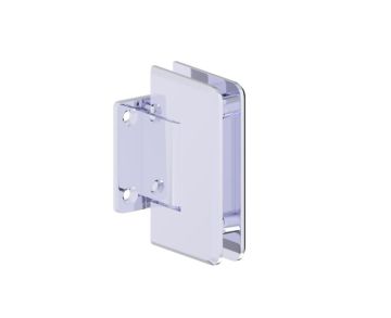 montage mural Short Back Plate Hinge ASHFORD 54032 chrome poli
