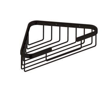 panier grillagé Corner Mount Bath & panier de douches 828006 noir mat