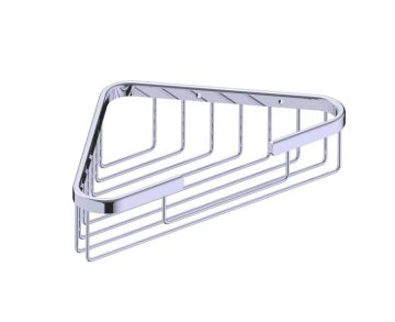 panier grillagé Corner Mount Bath & panier de douches 828006 chrome poli