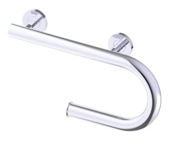 barre d'appui avec porte-papier hygiénique gauche 8289110L chrome poli
