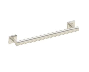 barre d'appui ronde with Square Rosettes série 9400 18 po 8289418 nickel brossé