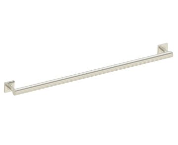 barre d'appui ronde with Square Rosettes série 9400 36 po 8289436 nickel brossé