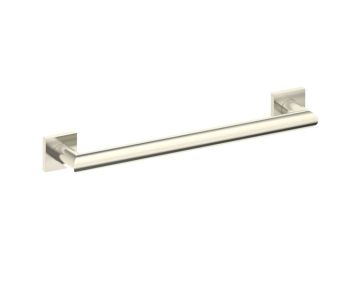 barre d'appui chanfreinée avec rosaces carrées série 9600 12 po 8289612 nickel brossé