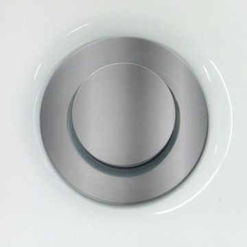 Drain à pression avec trop-plein Accent 1/4 po Chrome