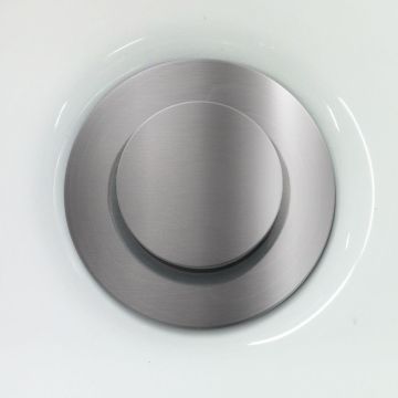 Drain à pression avec trop-plein Accent 1/4 po Nickel pur PVS