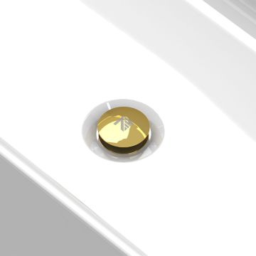 Drain de baignoire en or 24K