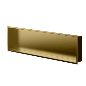 Niche murale de douche Alba 12 po x 48 po PVD or