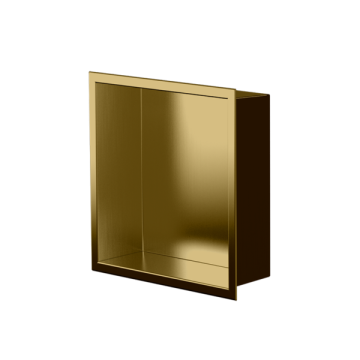 Niche murale de douche Ally 12 po x 12 po PVD or