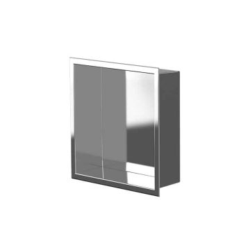 Niche murale de douche Ally 12 po x 12 po miroir