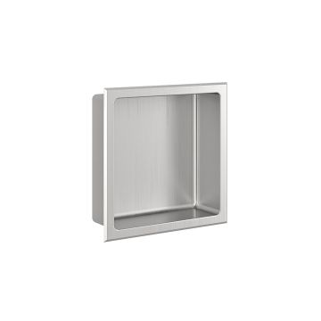 Niche 12 po x 12 po en inox brossé inox