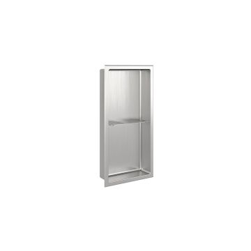 Niche 24 po x 12 po en inox brossé inox