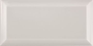 Carreau mural Architectura Biselado Gris brume lustré et mat 4 po x 8 po