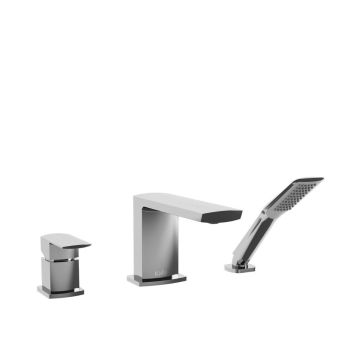Robinet de bain avec douchette Grafik 60 po Chrome