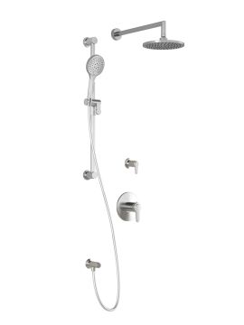 T2 Ensemble de douche (sans valve) Kontour 60 po Chrome
