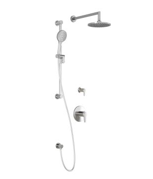 TD2 Ensemble de douche Kontour (valves non-incluses) 60 po Chrome