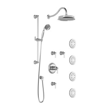 Rustik T375 Ensemble de douche (valves non-incluses) Accent 60 po