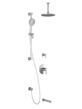 TD3 Système de douche Kontour (sans valves) 60 po Chrome