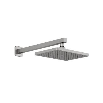 Tête de pluie rectangulaire SquareOne Nickel pur PVS