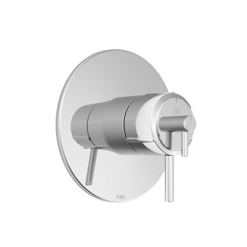 Valve coaxiale Cité 1/2 po de type Aquatonik avec sélecteur intégré 2 voies et finition Chrome