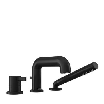 Robinet pour baignoire 3 morceaux avec douchette Basico 60 po