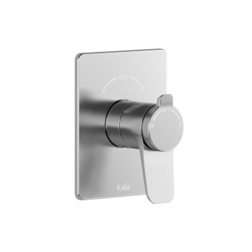 Valve coaxiale Moroka 1/2 po de type Aquatonik avec sélecteur intégré 2 voies Chrome