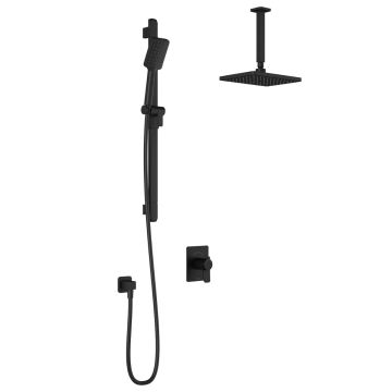 TCD1 Ensemble de douche Moroka 60 po Noir mat