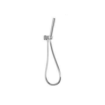 Douchette à main, support pour douchette avec coude d’alimentation et boyau flexible en PVC de Folo 60 po Chrome