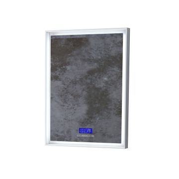 Miroir intelligent rectangulaire 24 po x 32 po blanc mat
