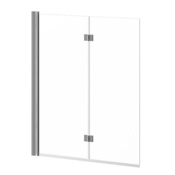 Écran de baignoire pivotant Flip 46 po x 56 po Chrome