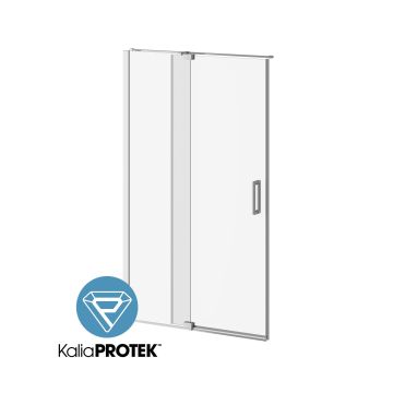 Porte de douche à pivot Distink 48 po x 77 po avec film protecteur