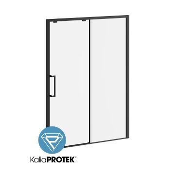 60 po x 79 po porte de douche coulissante avec film KP Ikonik (Ouverture à gauche)