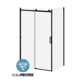 Porte de douche coulissante K3 48 po x 77 po avec panneau de retour 36 po