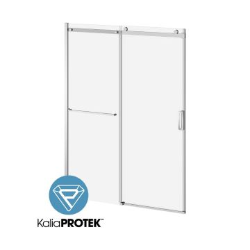 Porte de douche coulissante K3 60 po x 77 po et barre à serviette