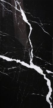 Carreau de porcelaine Ghost Noir 24 po x 48 po