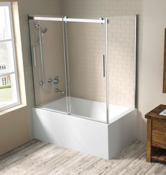 Hydria-R Porte Hydria 2 Côtés Pour Bain 60 po x 31 po noire