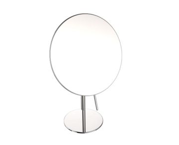 autoportant Round simple face Mirror Mirror KCM-FS-RD-8 chrome poli