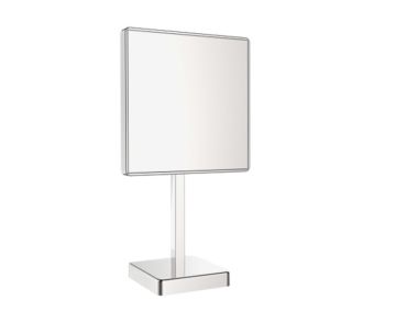 autoportant Square simple face Mirror Mirror KCM-FS-SQ-8 nickel brossé