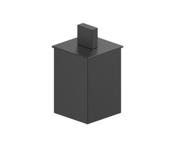 Large Size Bathroom Vanity Countertop Canister BERLIN KCT-SQ-L noir mat