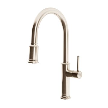 Robinet de cuisine avec douchette Okasion 3/8 po Inox PVS