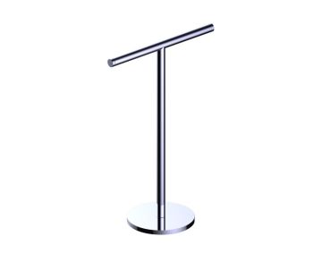 Round Hand Towel Holder autoportant KFS-HTH-RD chrome poli