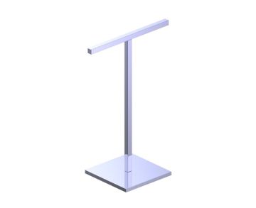 Square Hand Towel Holder autoportant KFS-HTH-SQ chrome poli